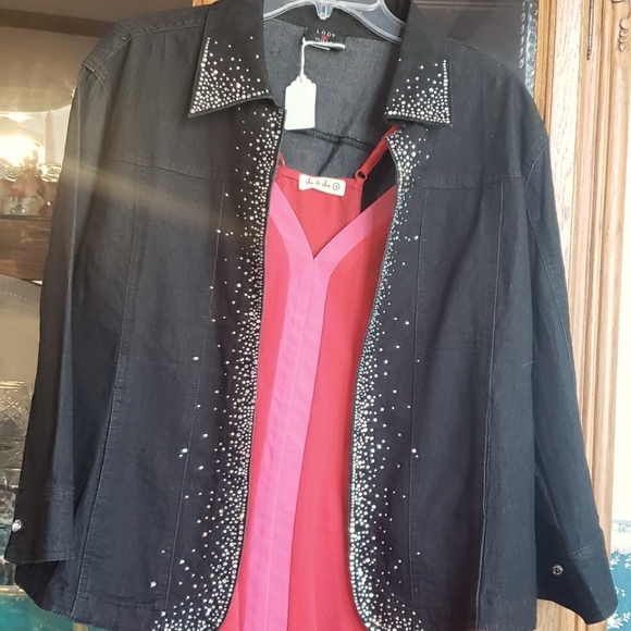 Denim with Sparkles jacket - Picture 1 of 1